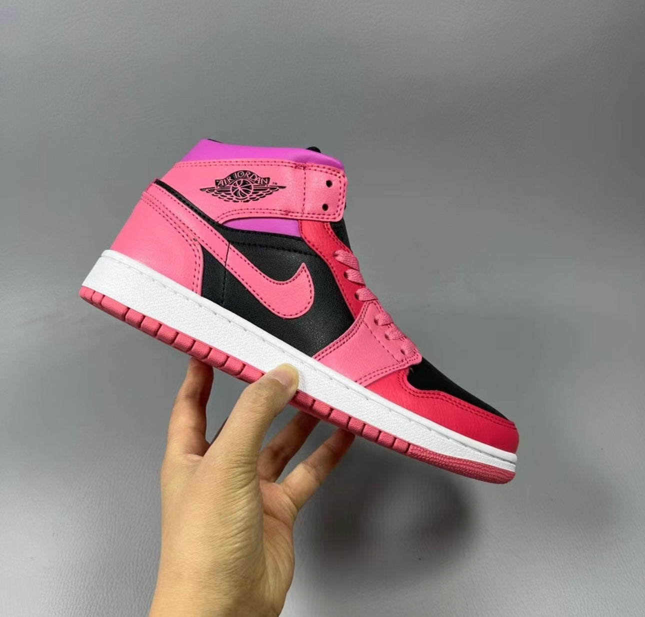 Jordan Jumpman Pink and Black Sneakers