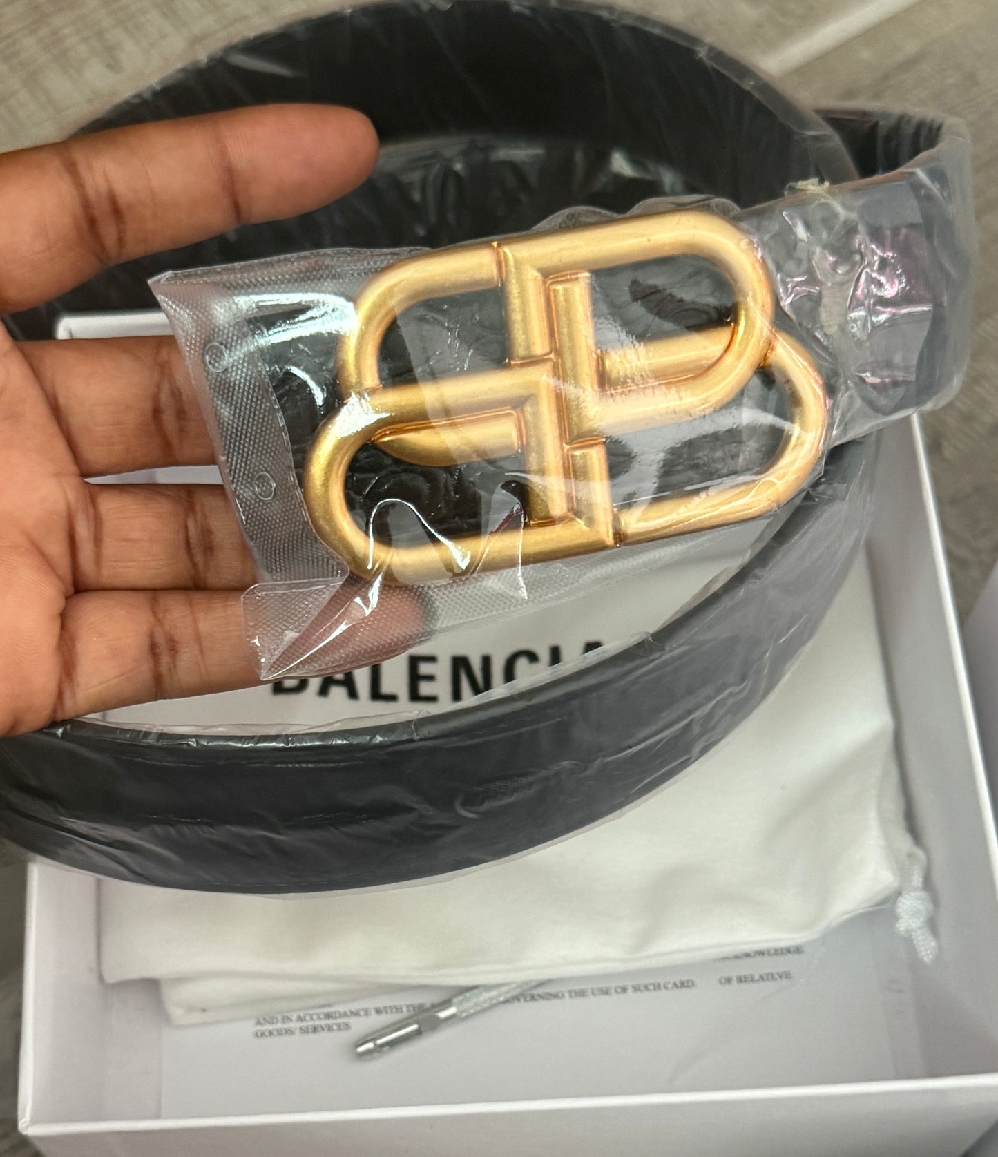 Balenciaga Paris Belt For Men
