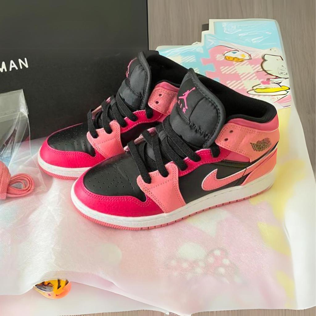 Jordan Jumpman Pink and Black Sneakers