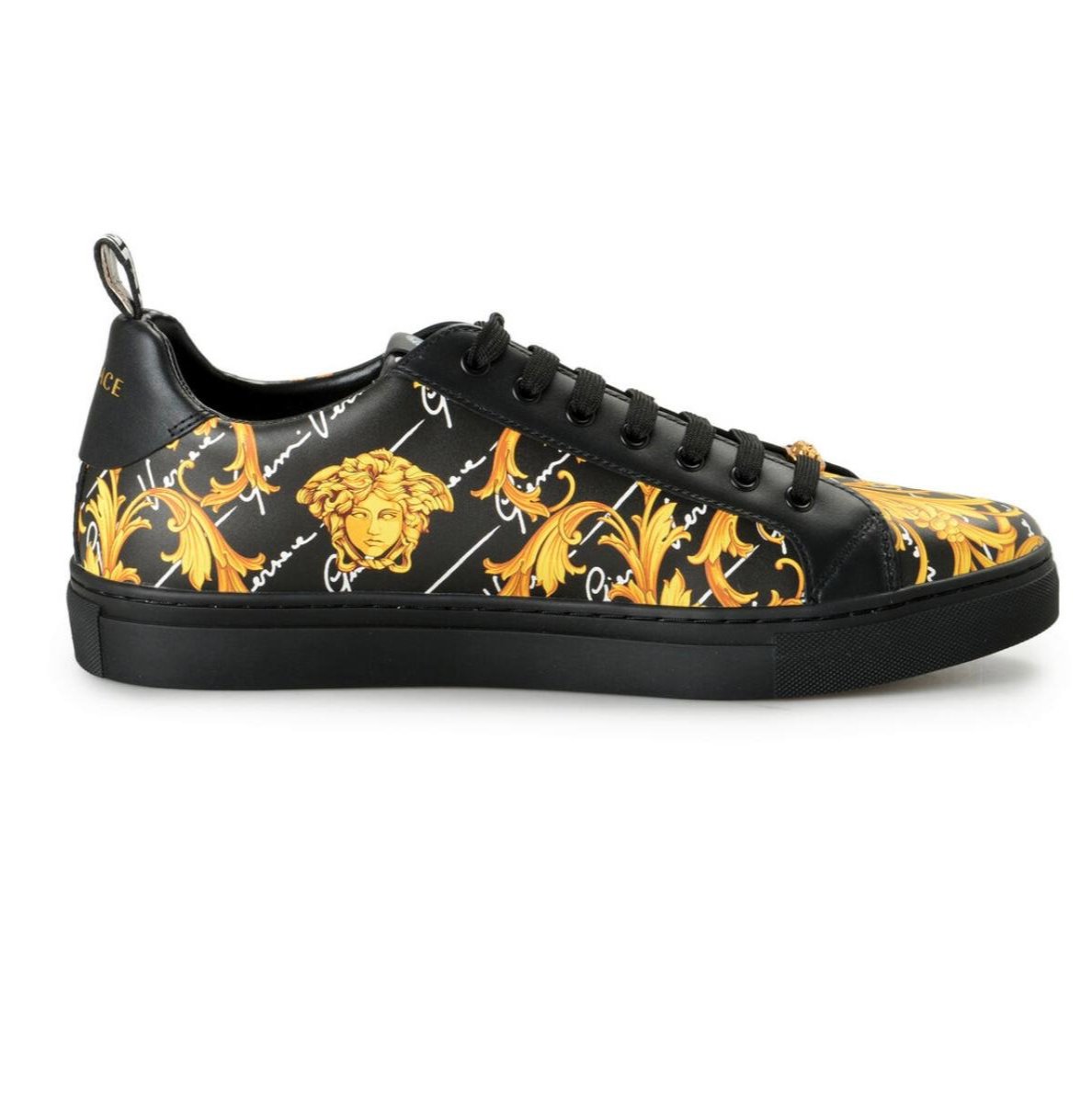 Versace Black & Gold Sneaker