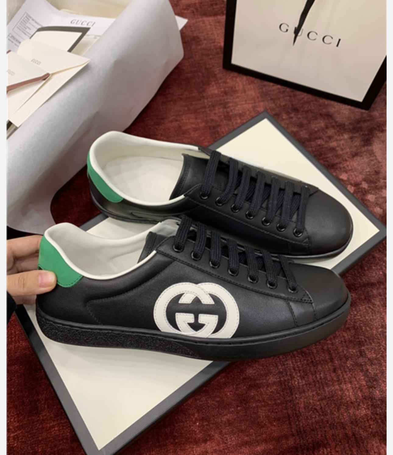 Classic Luxury: Gucci’s Signature Black Sneaker